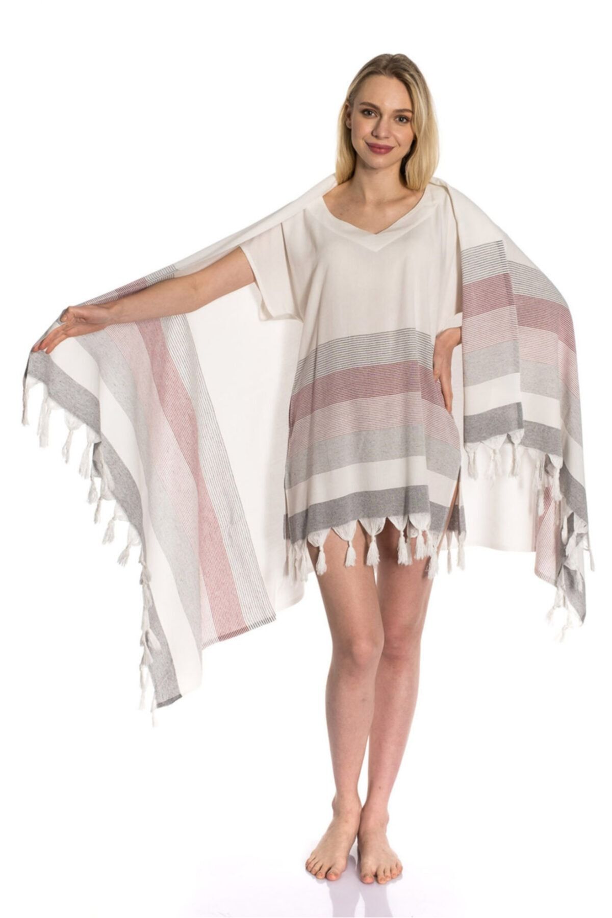 Dokubba Peştamal Plaj Elbisesi Ve Peştamal Seti