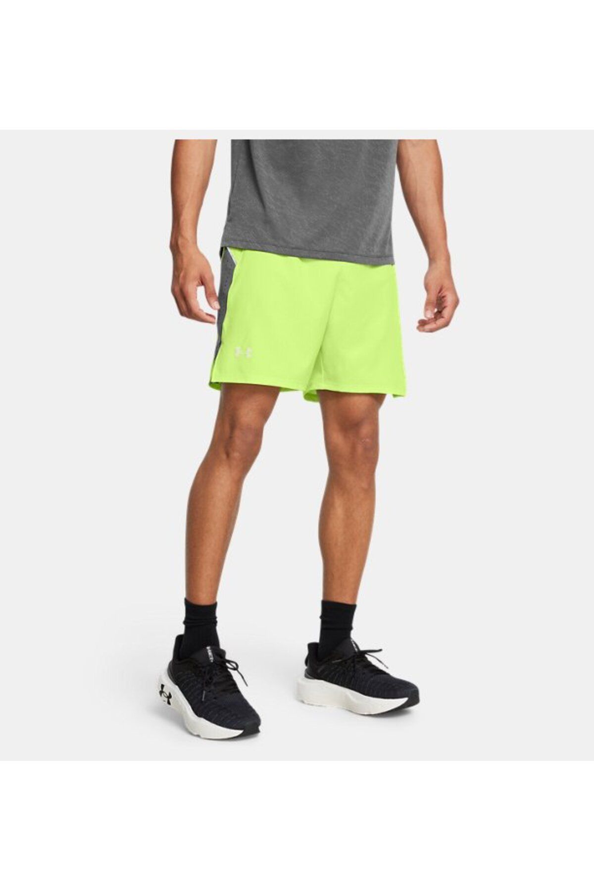 شورت ورزشی سبز مردانه های نخبگان 7 '' UA راه اندازی شده 1376508 304 Under Armour