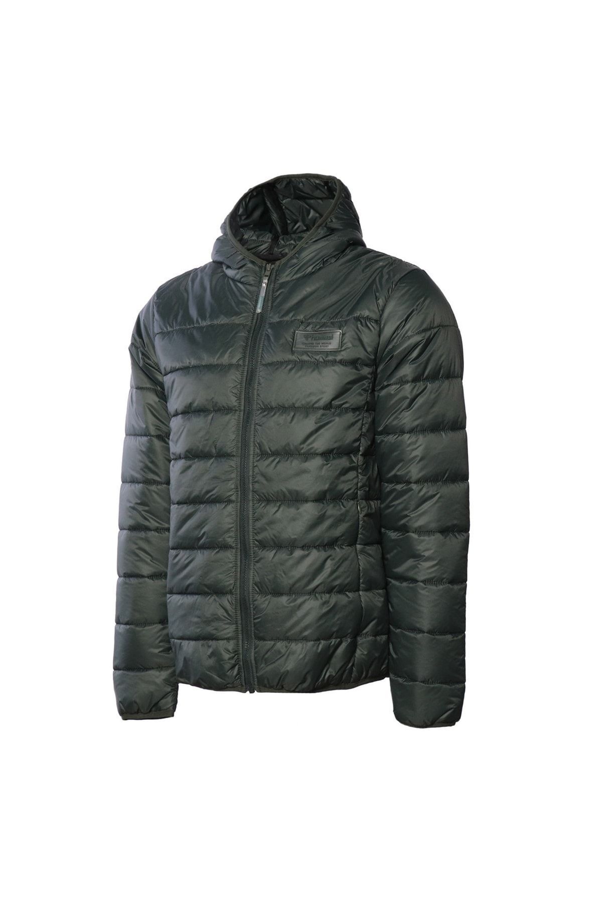 hummel-Πράσινο ανδρικό παλτό 940171 -1016 Hmlcassıopeıa Zip Coat 2