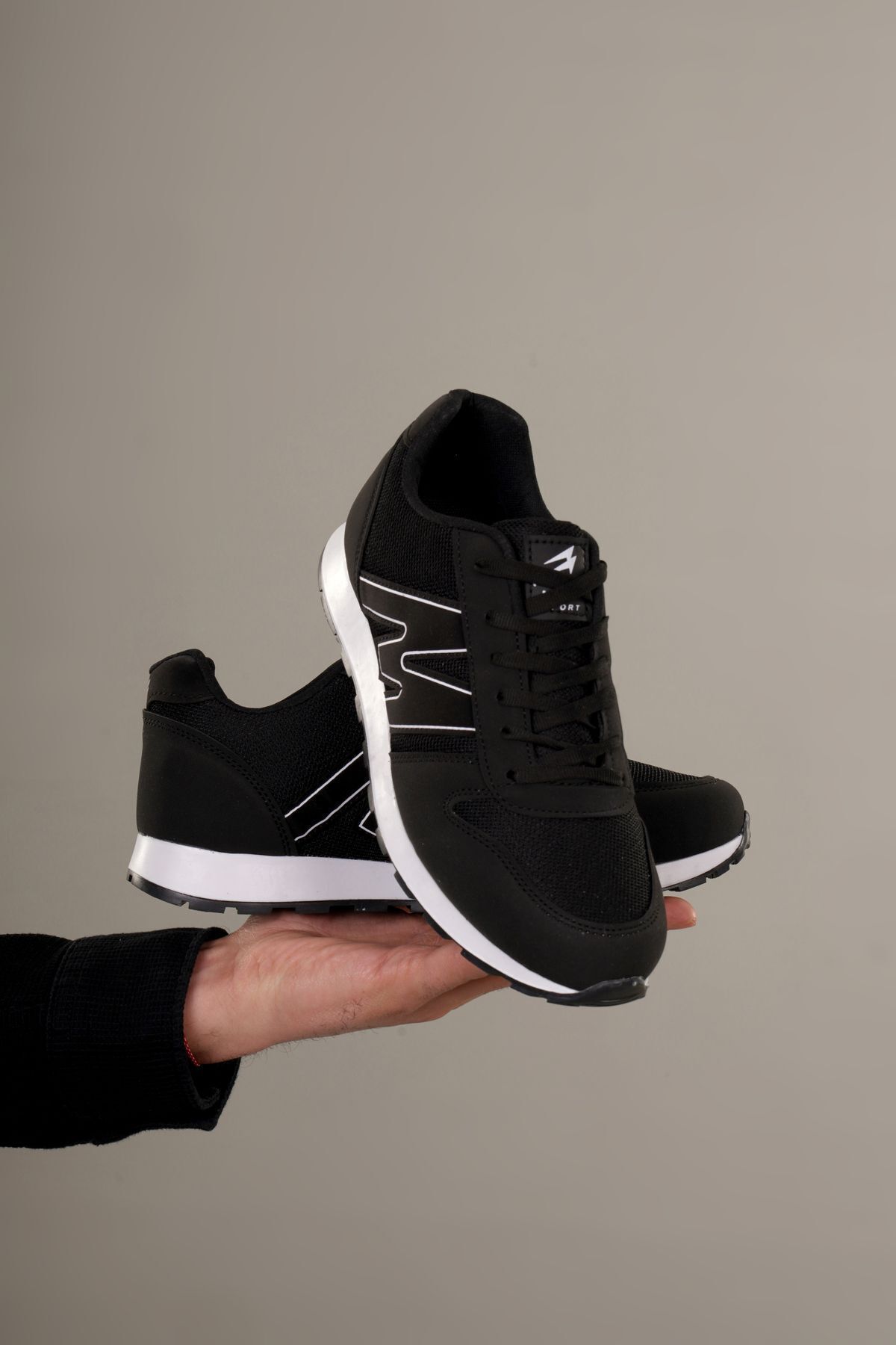 Sneaker Spor Ayakkabısı Konforlu Hava Alan Esnek Kaliteli Bağcıklı Ortapedik Kullanışlı