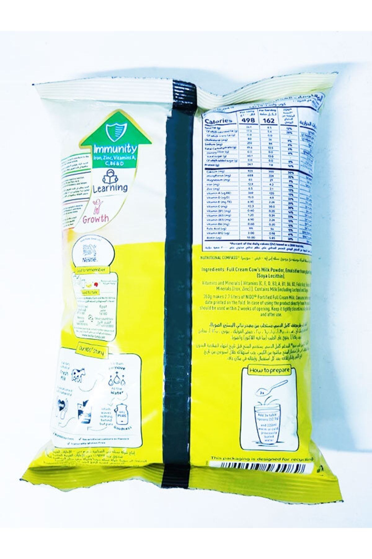 Nestle Nıdo Süt Tozu 2 Adet X 350 G "orjınal" fotoğrafı 2 (önizleme)