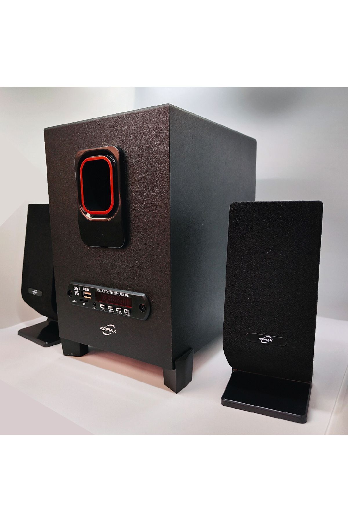 Korax-5101 Aux-Usb-sd-fm-بلوتوث يدعم نظام الصوت 1200 واط 2+1 1