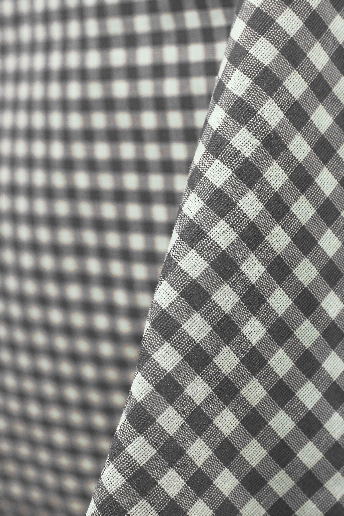 Soft Kare-Bommel Gingham Round Pompom Tablecloth Gingham Round 4