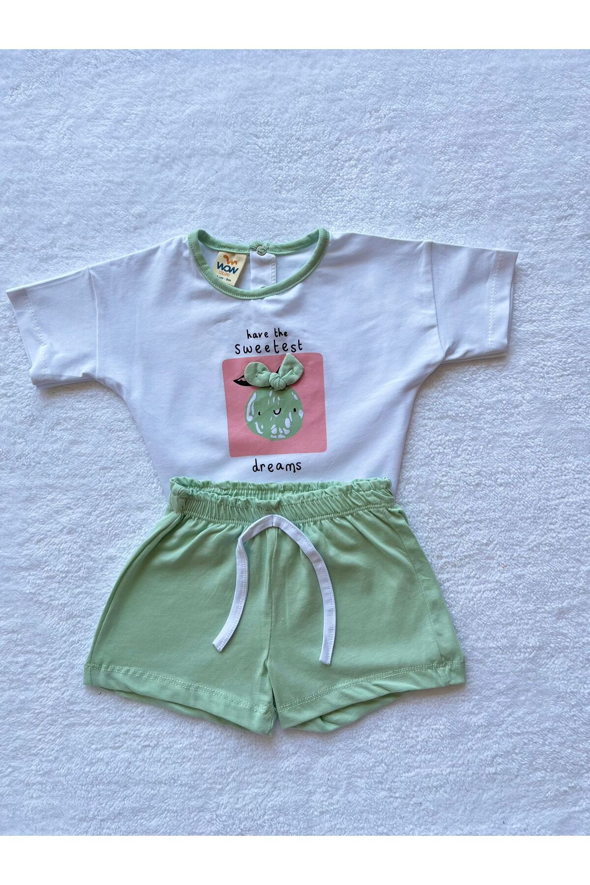 ست نوزادی دخترانه سبز MBK GARDEN | WOWKTKM اورجینال - تصویر 7