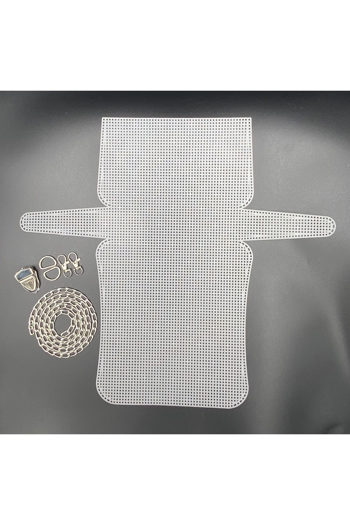 lt lny lina Plastik Kanvas Çanta Set