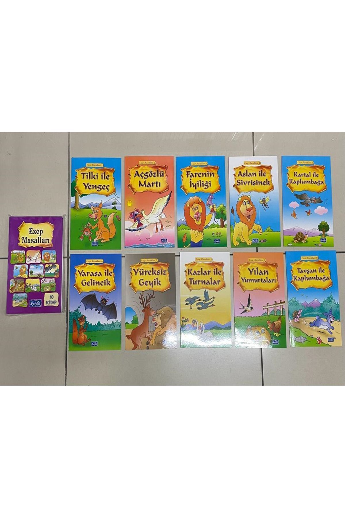 Parıltı Yayınları 1. Sınıf Hikaye Okuma Kitabı Ezop Masalları 10 Kitap Set fotoğrafı 2 (önizleme)