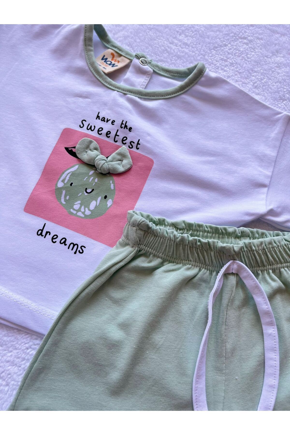 ست نوزادی دخترانه سبز MBK GARDEN | WOWKTKM اورجینال - تصویر 5