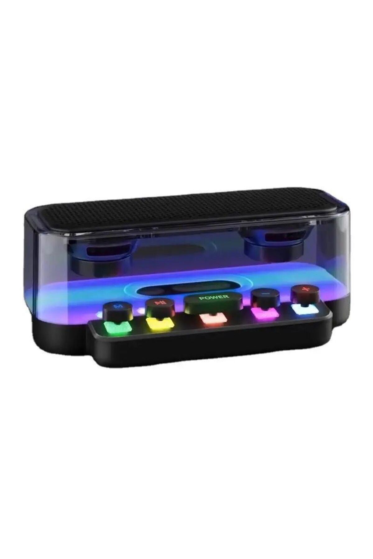 Rgb Işıklı Bluetoothlu Extra Bass Ses Bombası Yüksek Ses Vip Parti hoparlörü BTspeaker 2