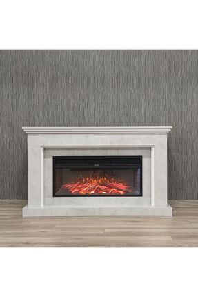 DLC GROUP Retro Desenli Şömine Ses Efekt'li Bluetooth'lu 1800w If34