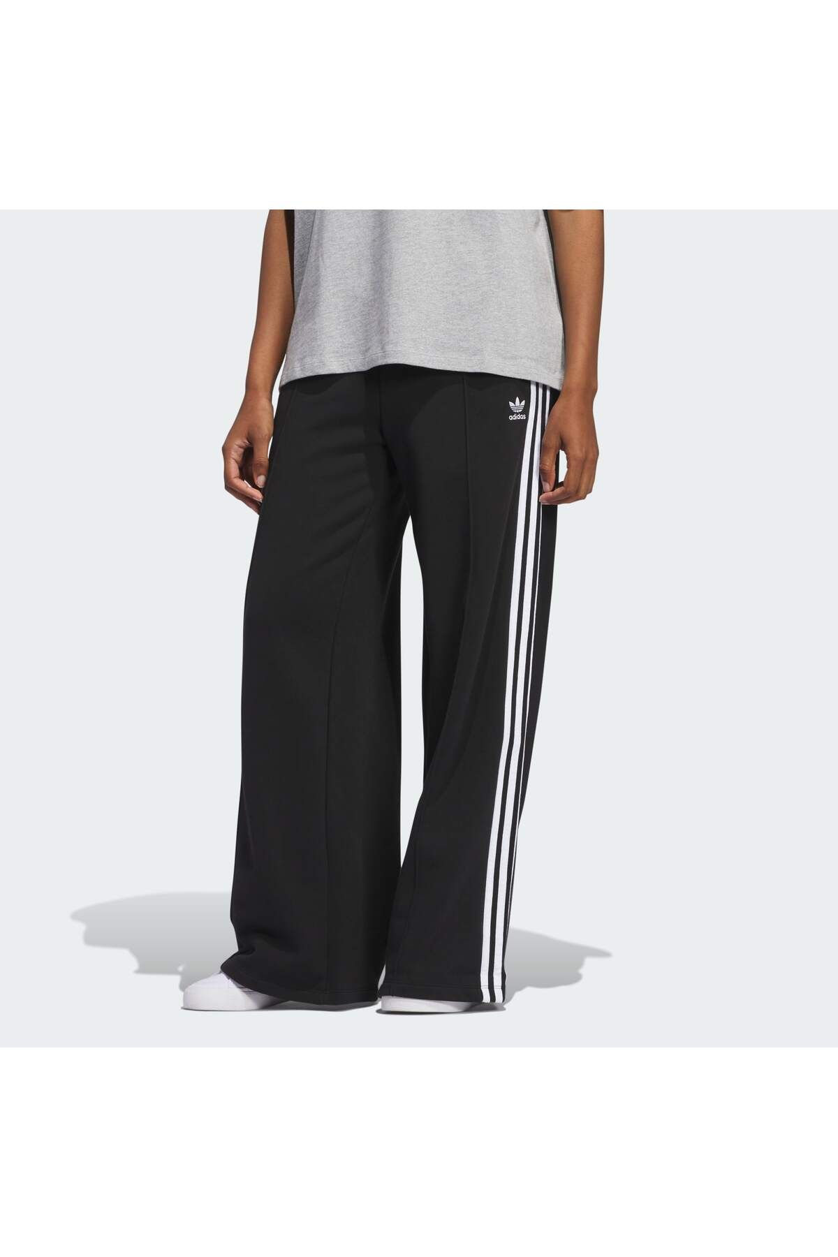 adidas 3 Stripes Loose French Terry Wide Leg Pants Fiyat Yorumlar Trendyol