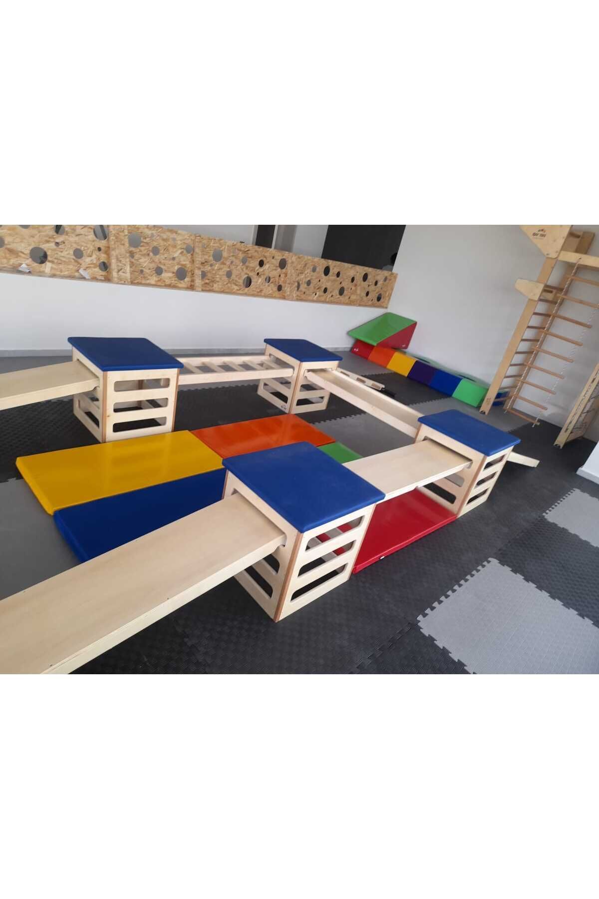 assa spor Parkur Mini Set (MAKSİ PAKET) Çocuk Spor Jimnastik Haraket Istasyonu fotoğrafı 5 (önizleme)