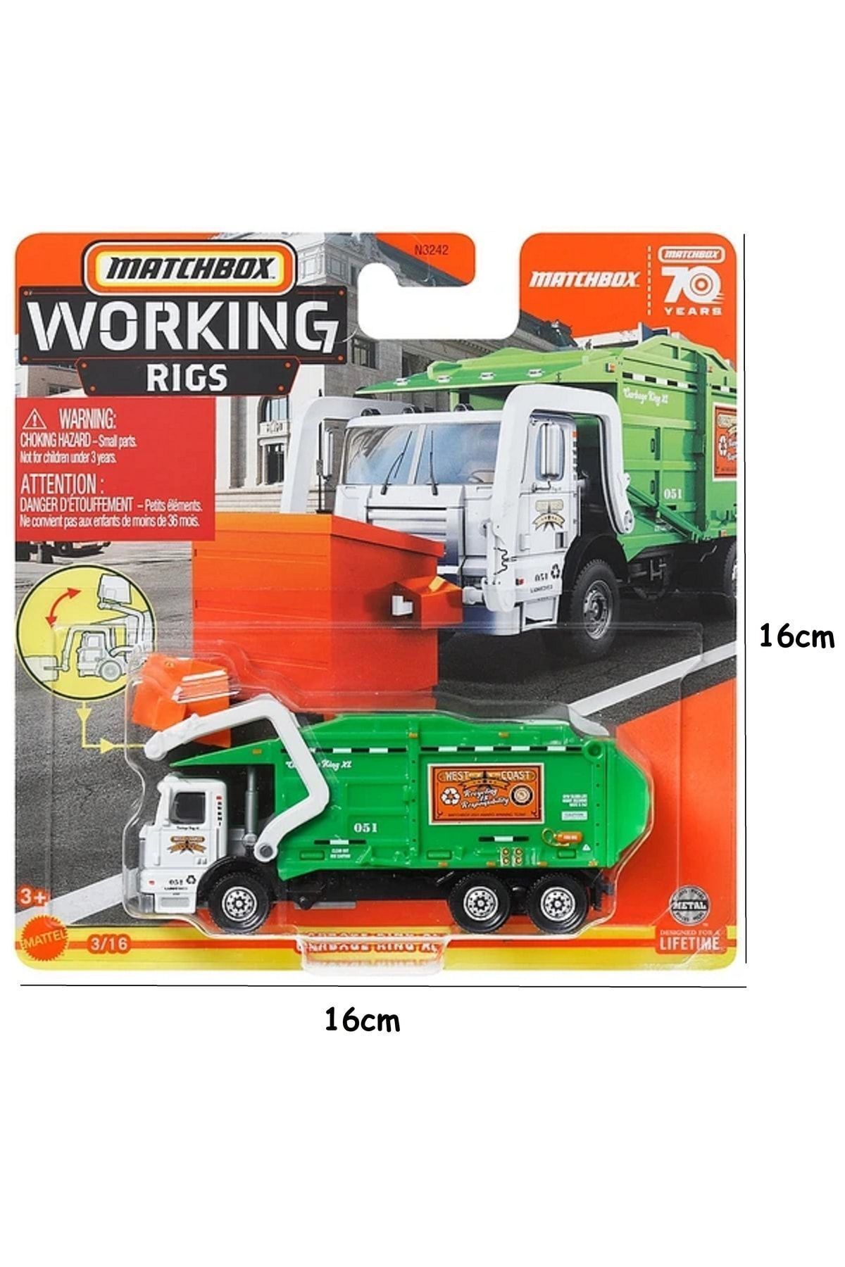 اسباب‌بازی کامیون زباله Garbage King XL Matchbox