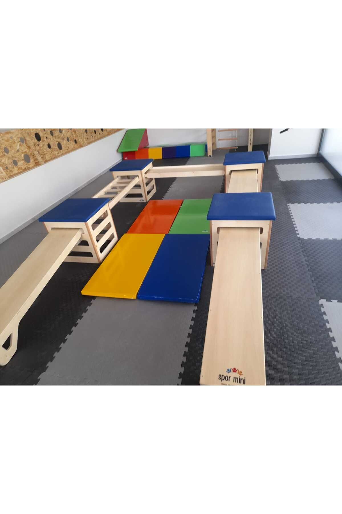 assa spor Parkur Mini Set (MAKSİ PAKET) Çocuk Spor Jimnastik Haraket Istasyonu fotoğrafı 4 (önizleme)