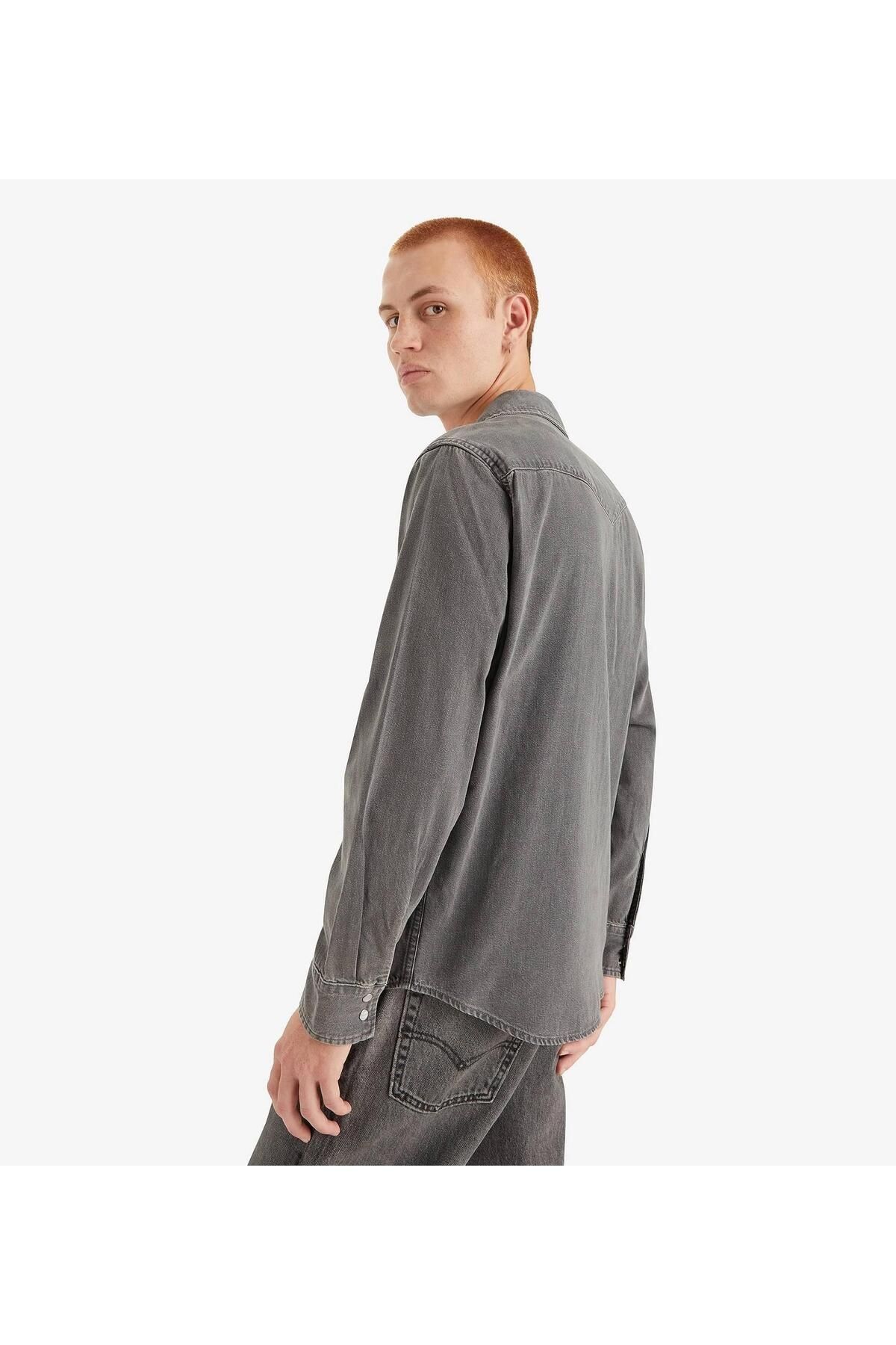 Levi's-Cămașă de blugi pentru bărbați Levi's gri 85745-0148 2