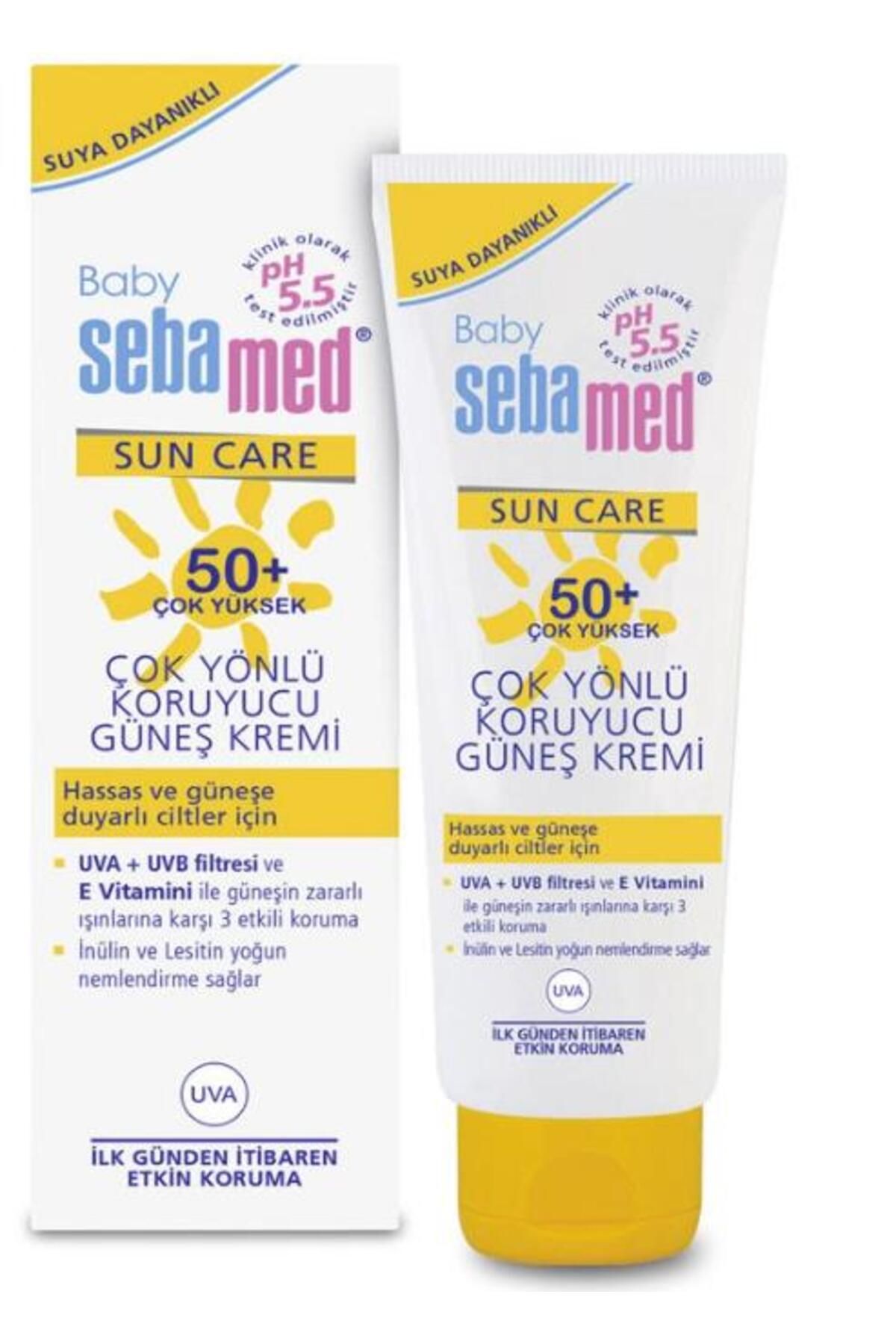 Sebamed Bebek Güneş Kremi SPF 50 75 ml- Diş Beyazlatıcı Köpük Hediye