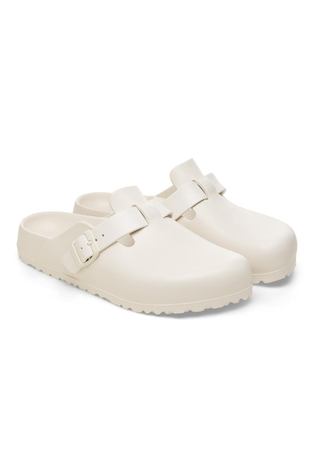 دمپایی بیرکن استاک زنانه پارچه بژ  راسته      لباس خانگی | Birkenstock ZNNPBC2850 DE - تصویر 5