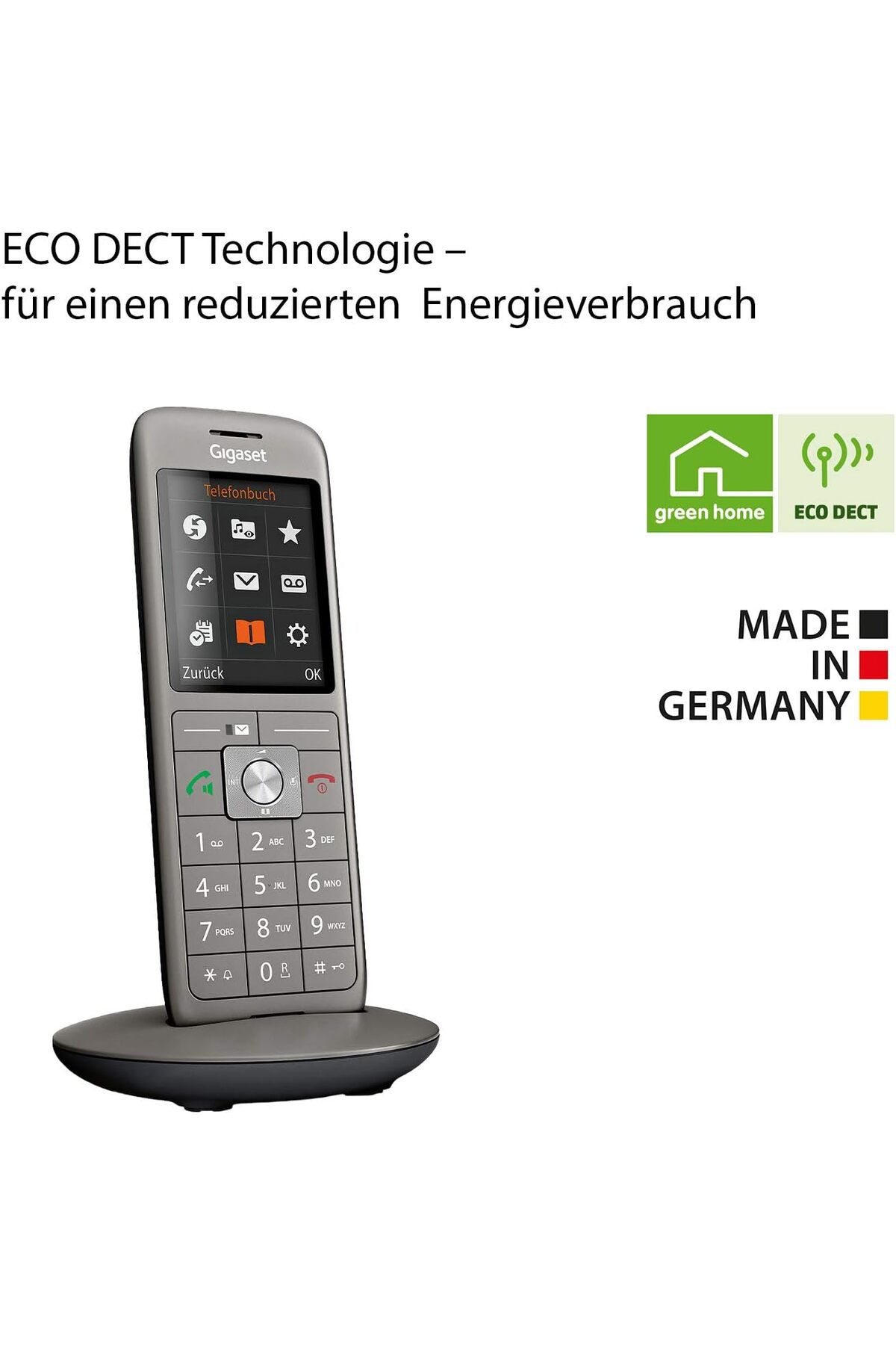 CL660 Renkli Ekran Handsfree Telsiz Telefon 3