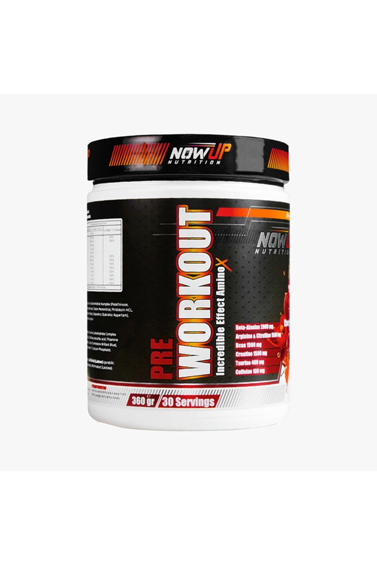Nowup Pre-workout 360 Gr.(vişne Aromalı) 2