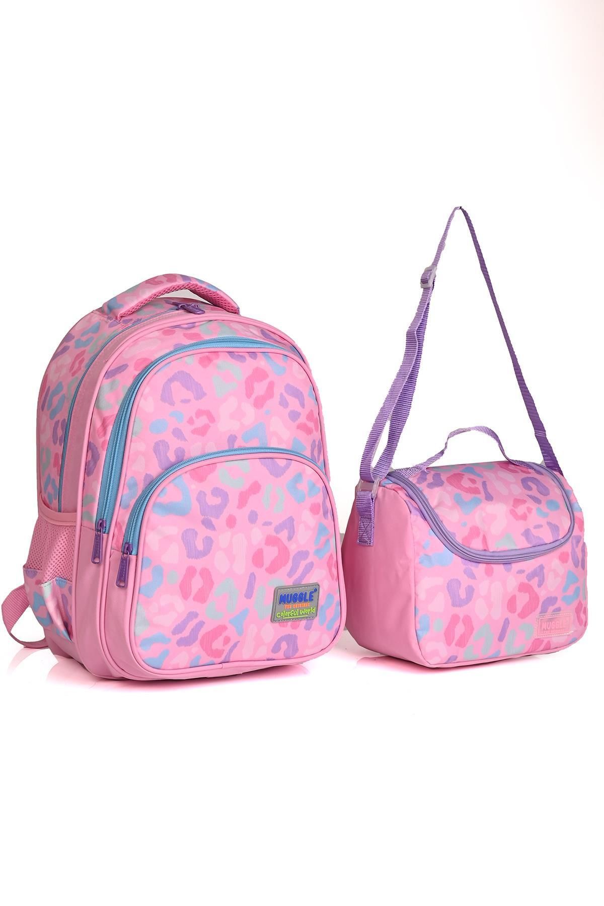 کیف مدرسه مردانه و زنانه MU 002 PRAPAN SCHOOL BACKPACK 2 مجموعه MUGGLE