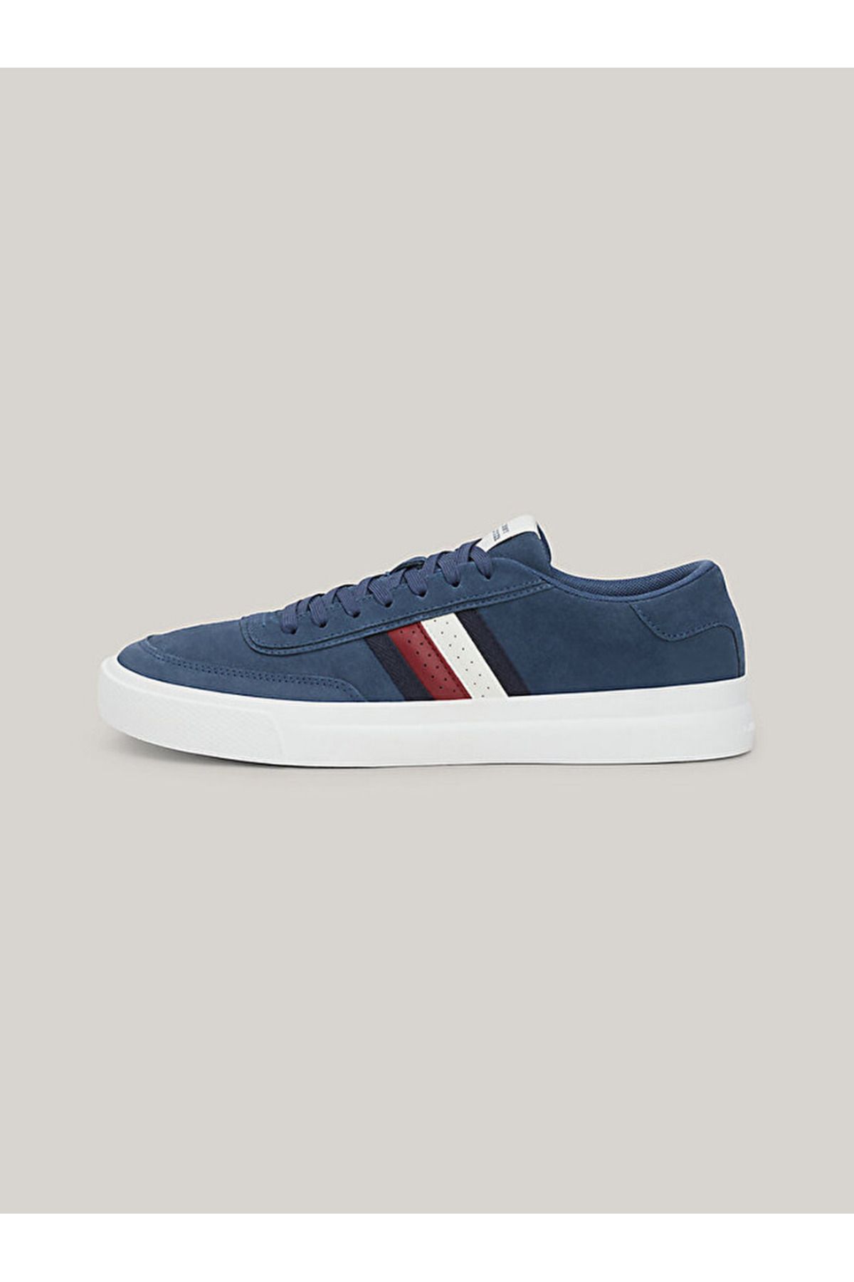 اسنیکر مردانه مربیان SUDE CUPSOLE LOGO اورجینال Tommy Hilfiger