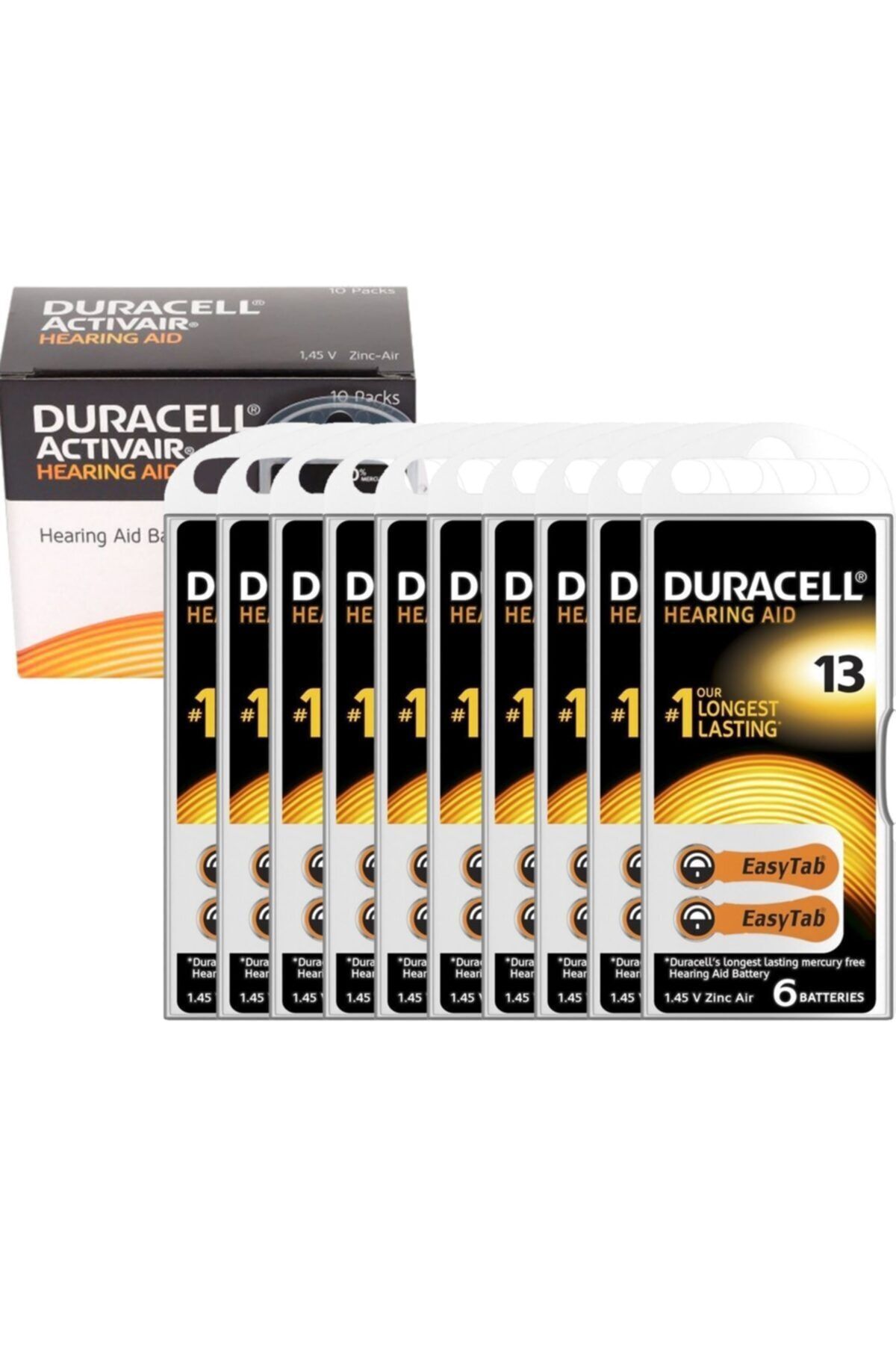 Active Air 13 Numara Işitme Cihaz Pili (10 Paket = 60 Adet)