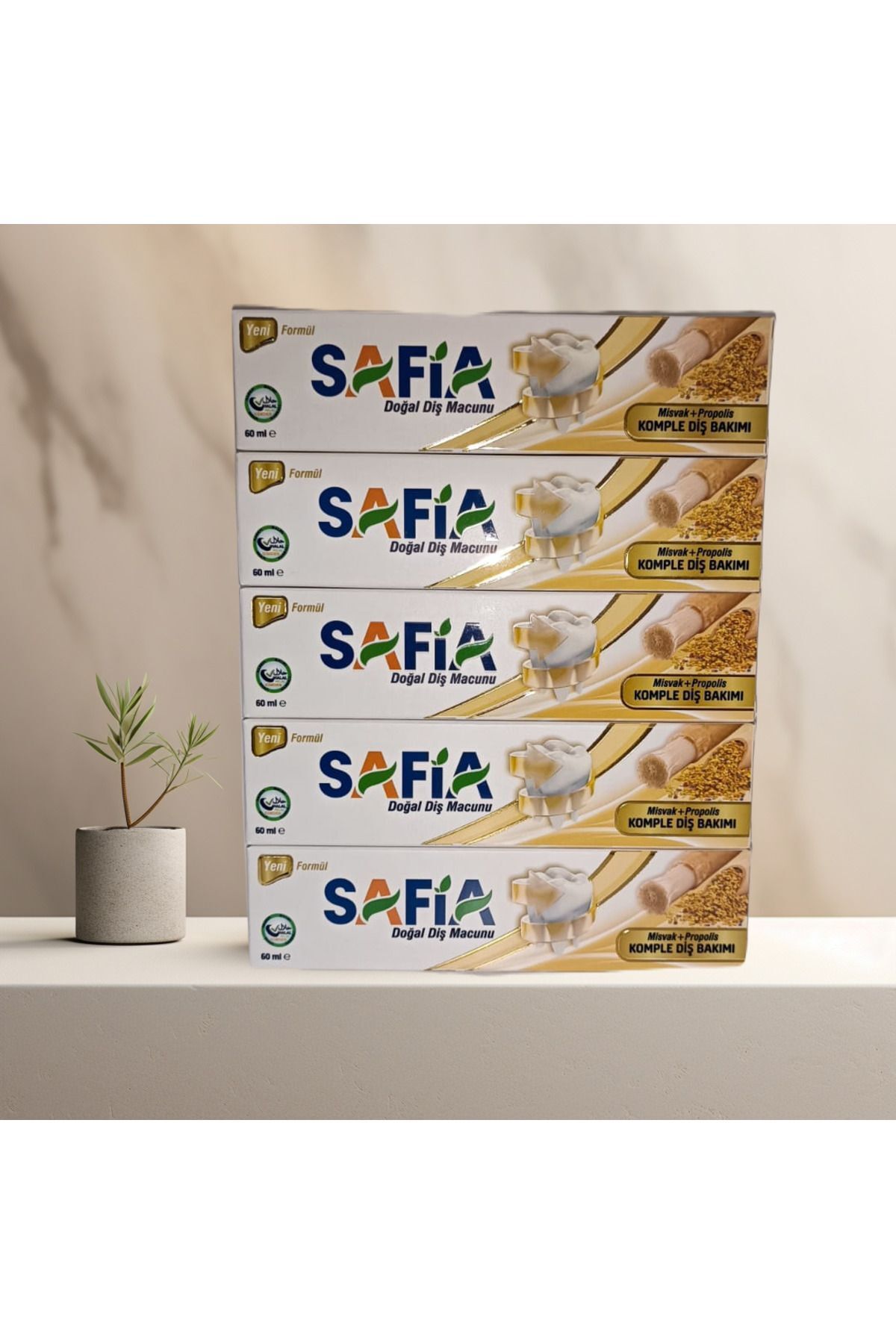 Safia-Toothpaste Misvaközü Propolis Complete Dental Care 60 ml (5 PCS) 1