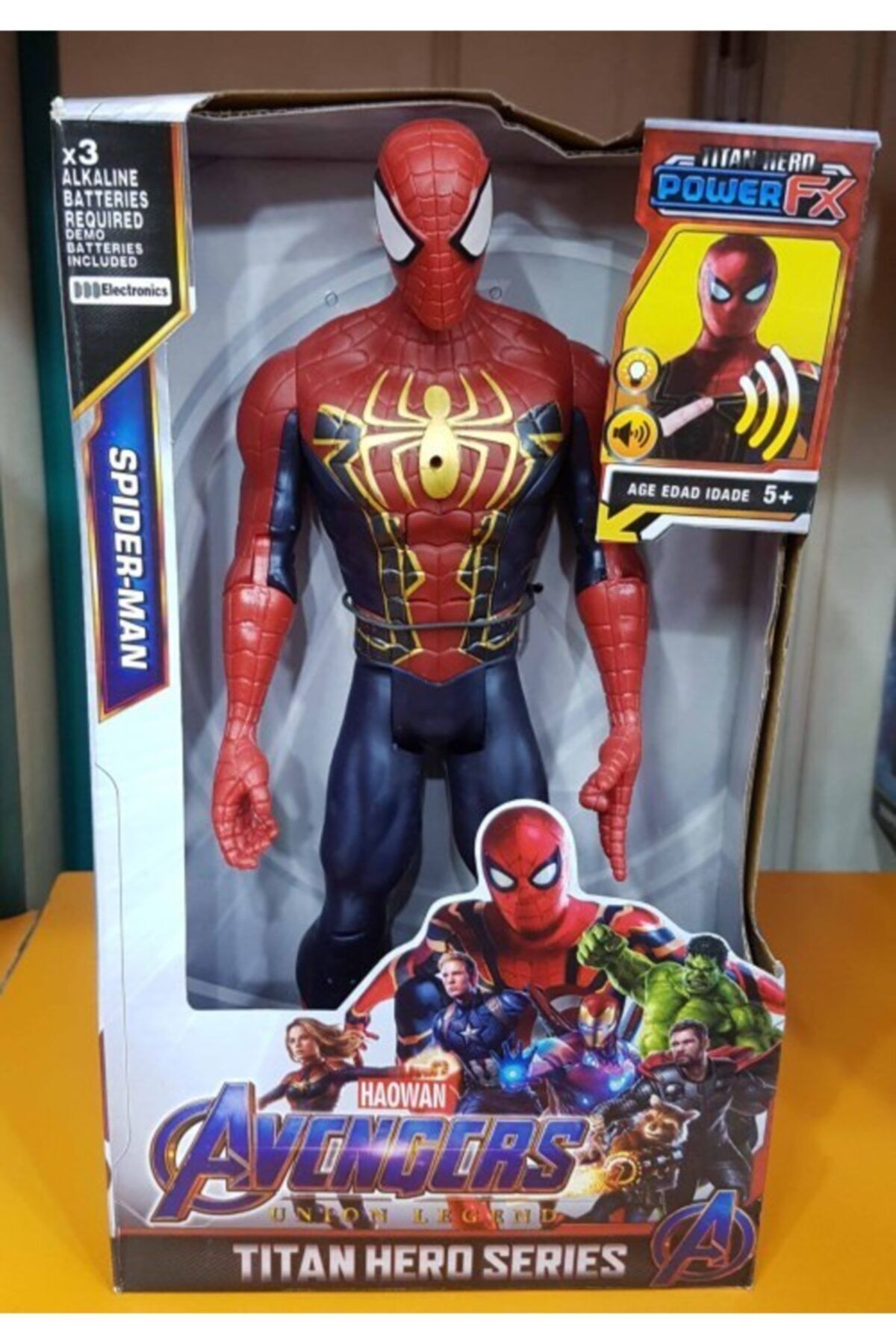 2 Kids's Sesli Spiderman Örümcek Adam Figür 29 cm
