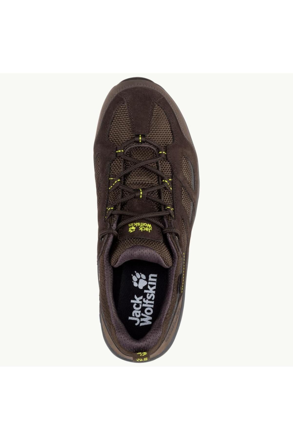 Jack Wolfskin-4042441   Vojo 3 Texapore Low M Dunkelbraun/Limette Herren Outdoor-Schuhe 5