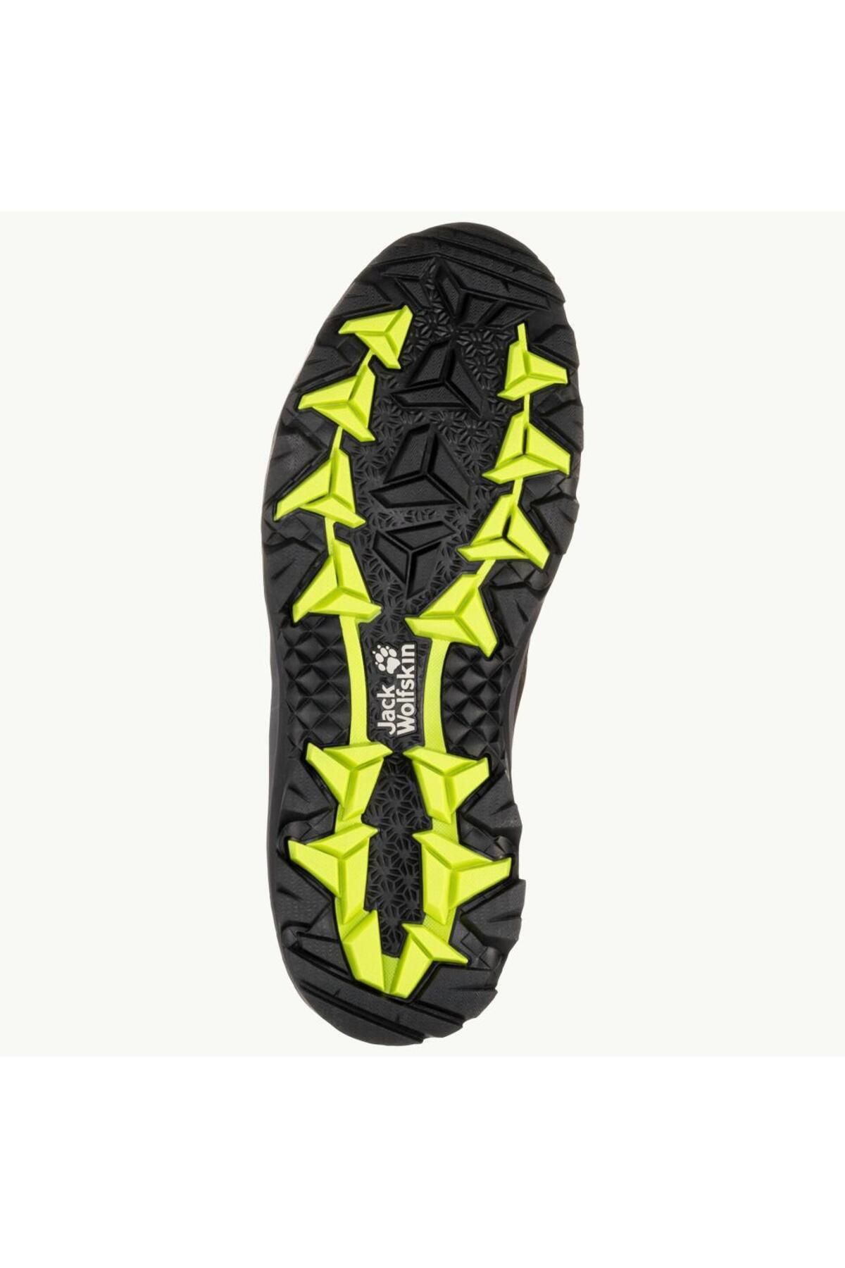Jack Wolfskin-4042441   Vojo 3 Texapore Low M Dunkelbraun/Limette Herren Outdoor-Schuhe 6