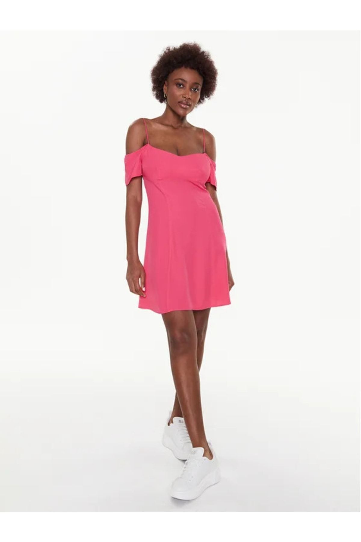 Calvin Klein Women s Logo Comfortable Casual Pink Dress J20j221073 xi1 Trendyol