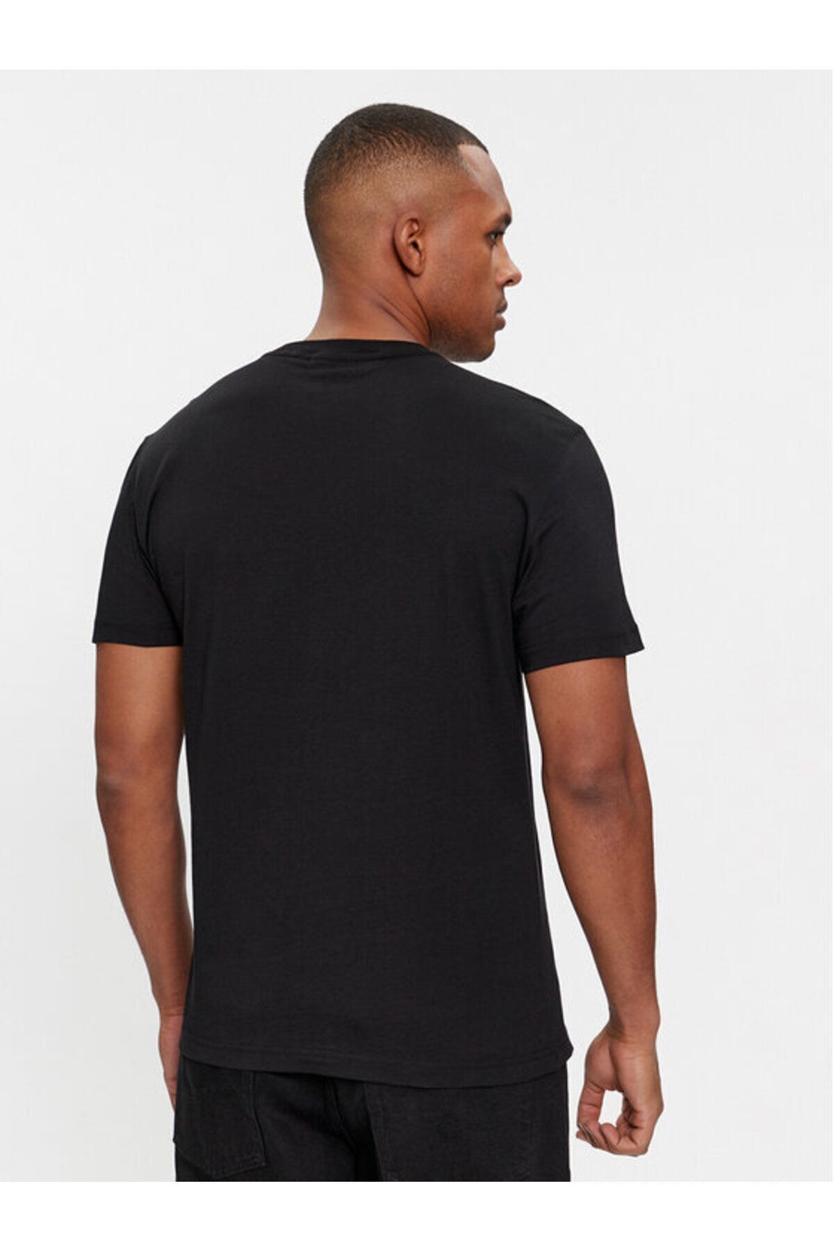تی شرت مشکی مردانه استفاده روزانه با نام تجاری به صورت سیاه K10K112403 BEH Calvin Klein