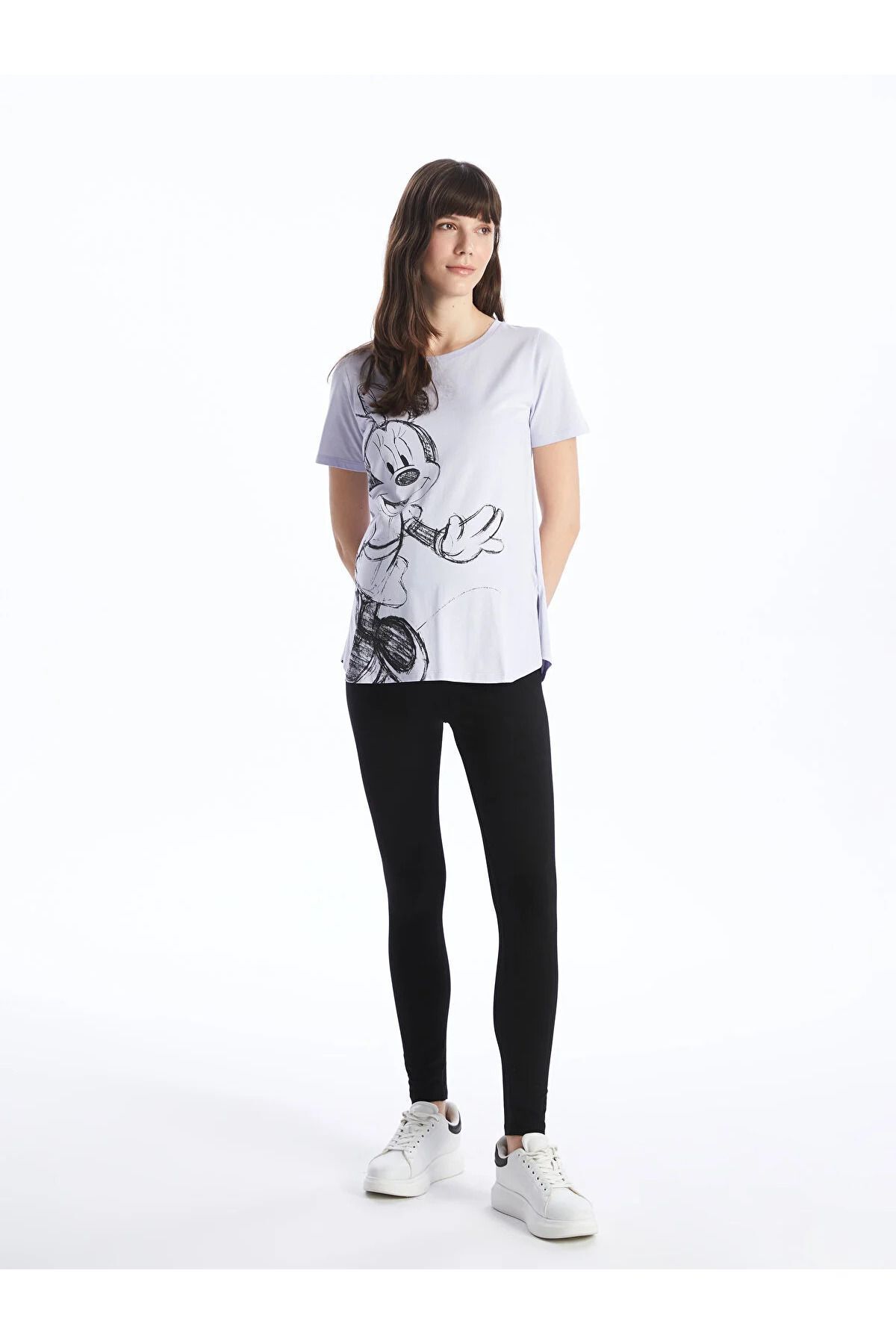 LC Waikiki-LCWAIKIKI Maternity Plain Maternity Leggings with Abdominal Panel 2