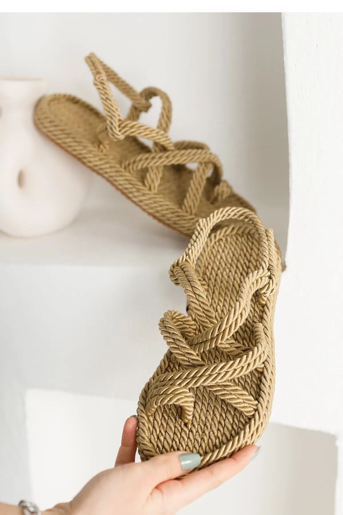 TOBAİ-High Rubber Base Wicker Rope String 5