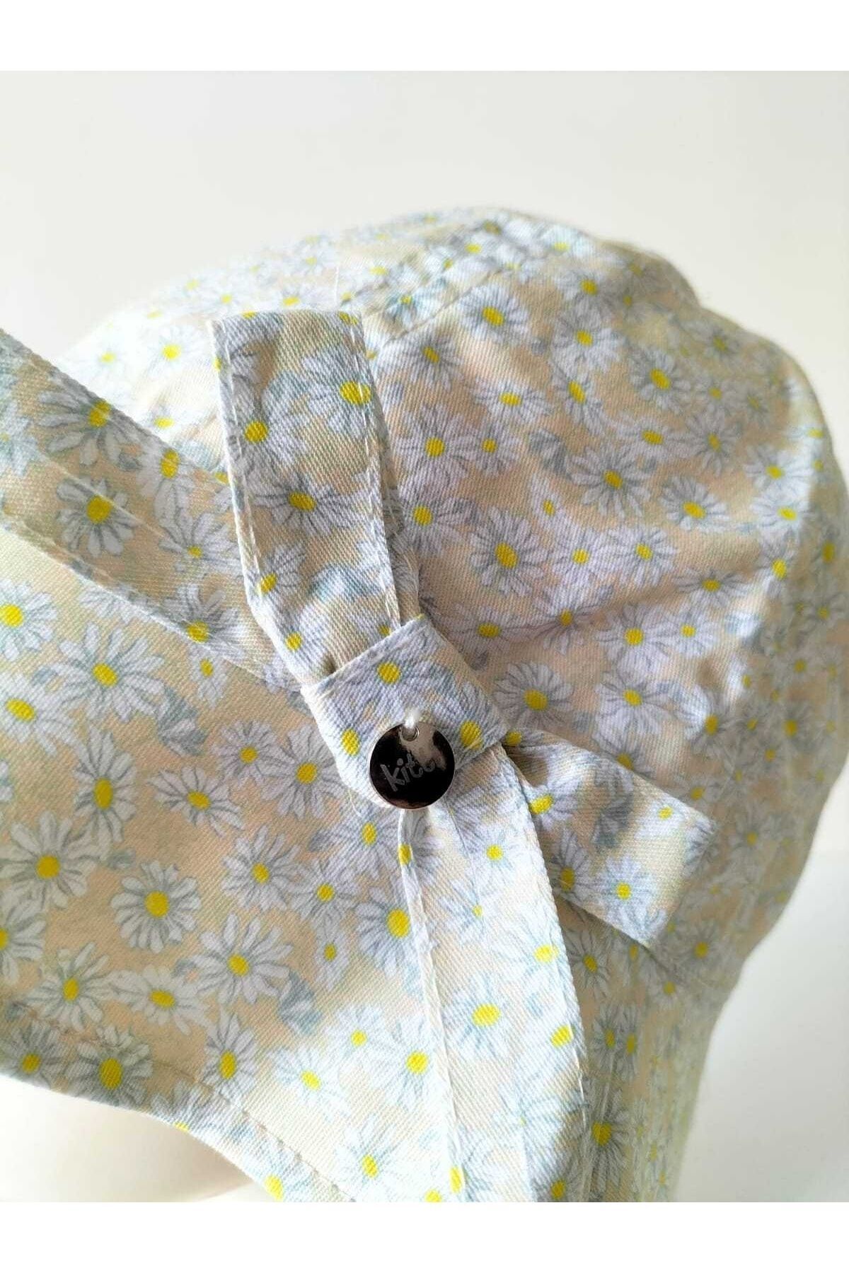 Kitti 1-3 Yaş Kız Bebek & Çocuk Fiyonklu Yazlık Fötr Şapka fotoğrafı 3 (önizleme)