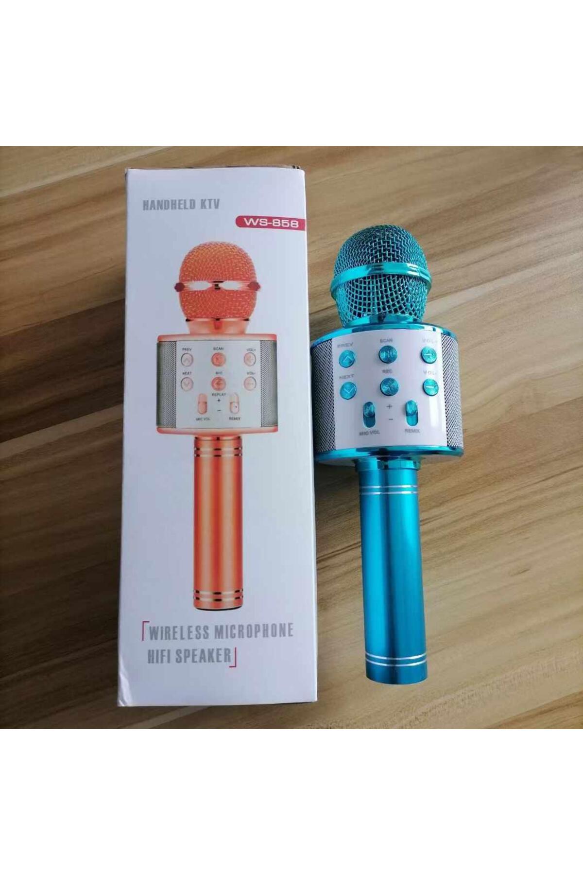 Mi7a WS-858 Karaoke Mikrofon Ve speaker