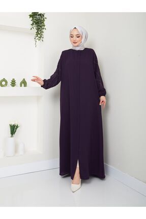 Neva Style Kol Taş Detaylı ferace