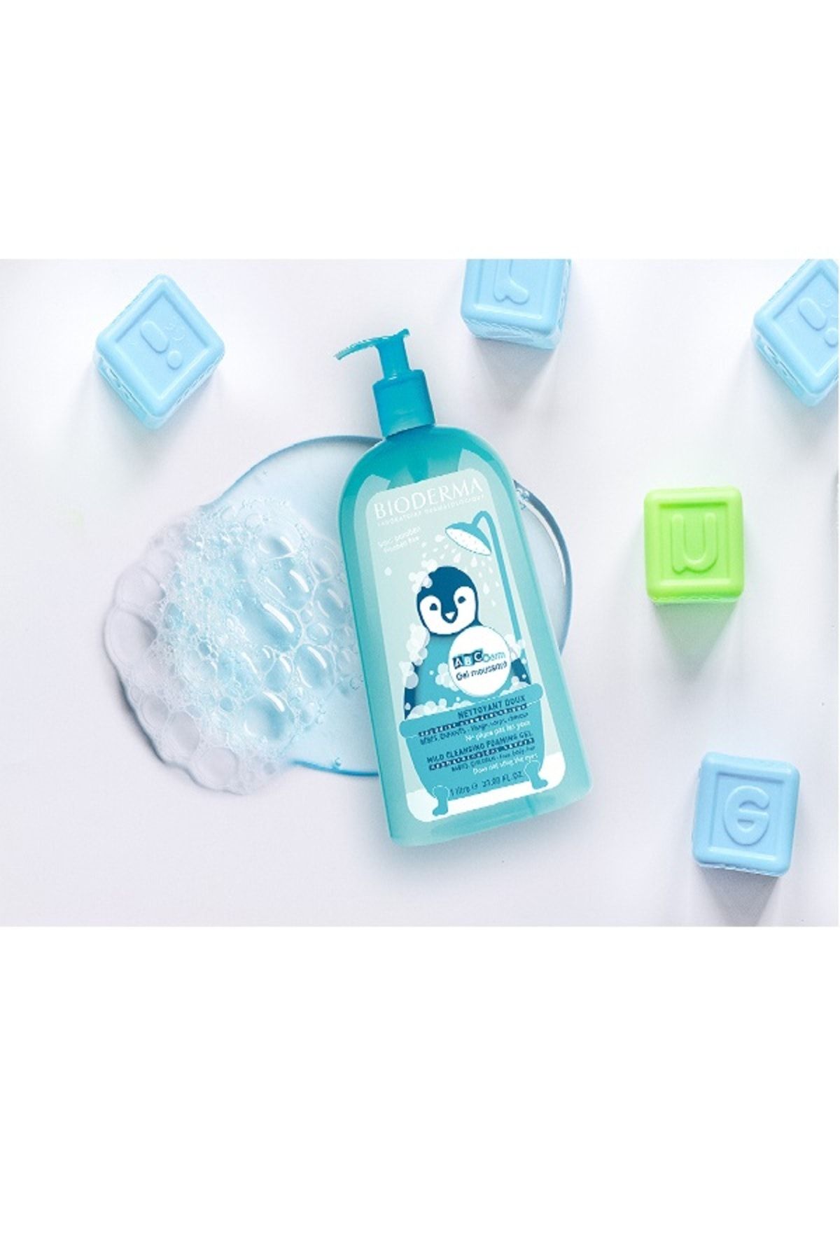 bioderma abcderm foaming cleanser 1000 ml sac vucut temizleme jeli trendyol