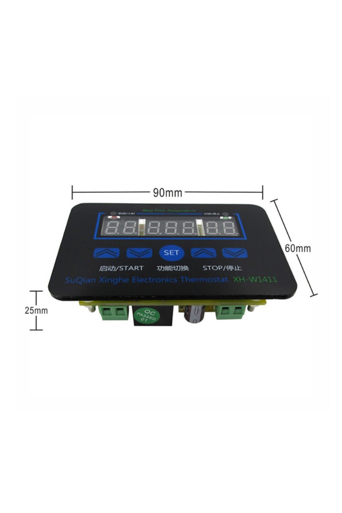 Xh-w1411 Dijital Termostat Zamanlayıcı Modül Kuluçka Pet Akvaryum Isıtıcı Soğutucu Kontrol Cihazı 5