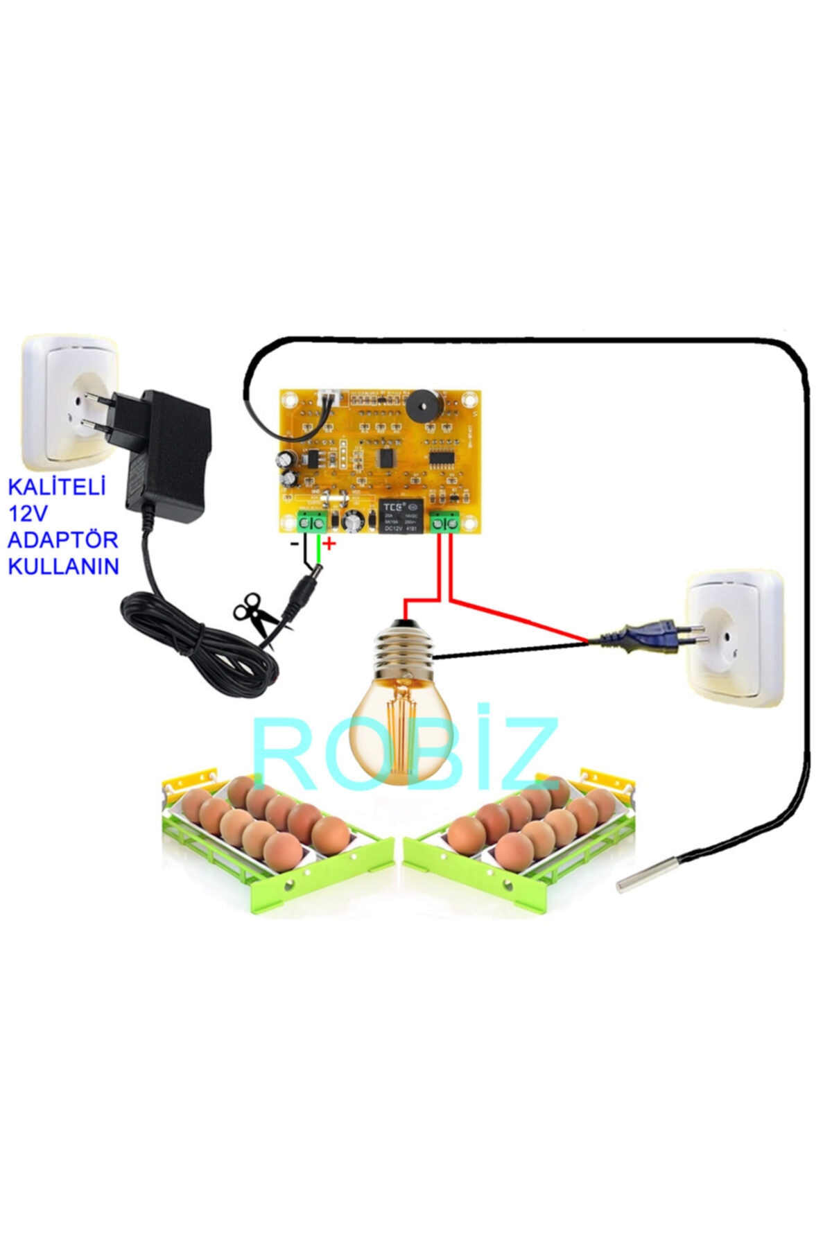 Xh-w1411 Dijital Termostat Zamanlayıcı Modül Kuluçka Pet Akvaryum Isıtıcı Soğutucu Kontrol Cihazı 8