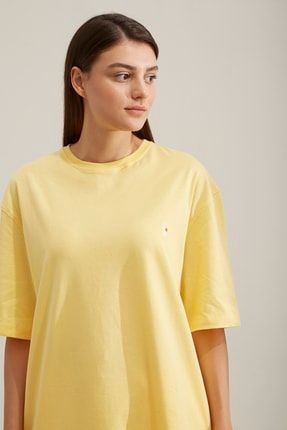 Eau Unisex Sarı Tişört 110102103