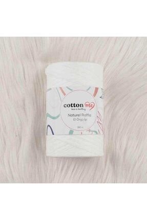 Cotton Me Naturel Raffia Kağıt Iplik 260 M.150 Gr Beyaz OR.DGL.00000050