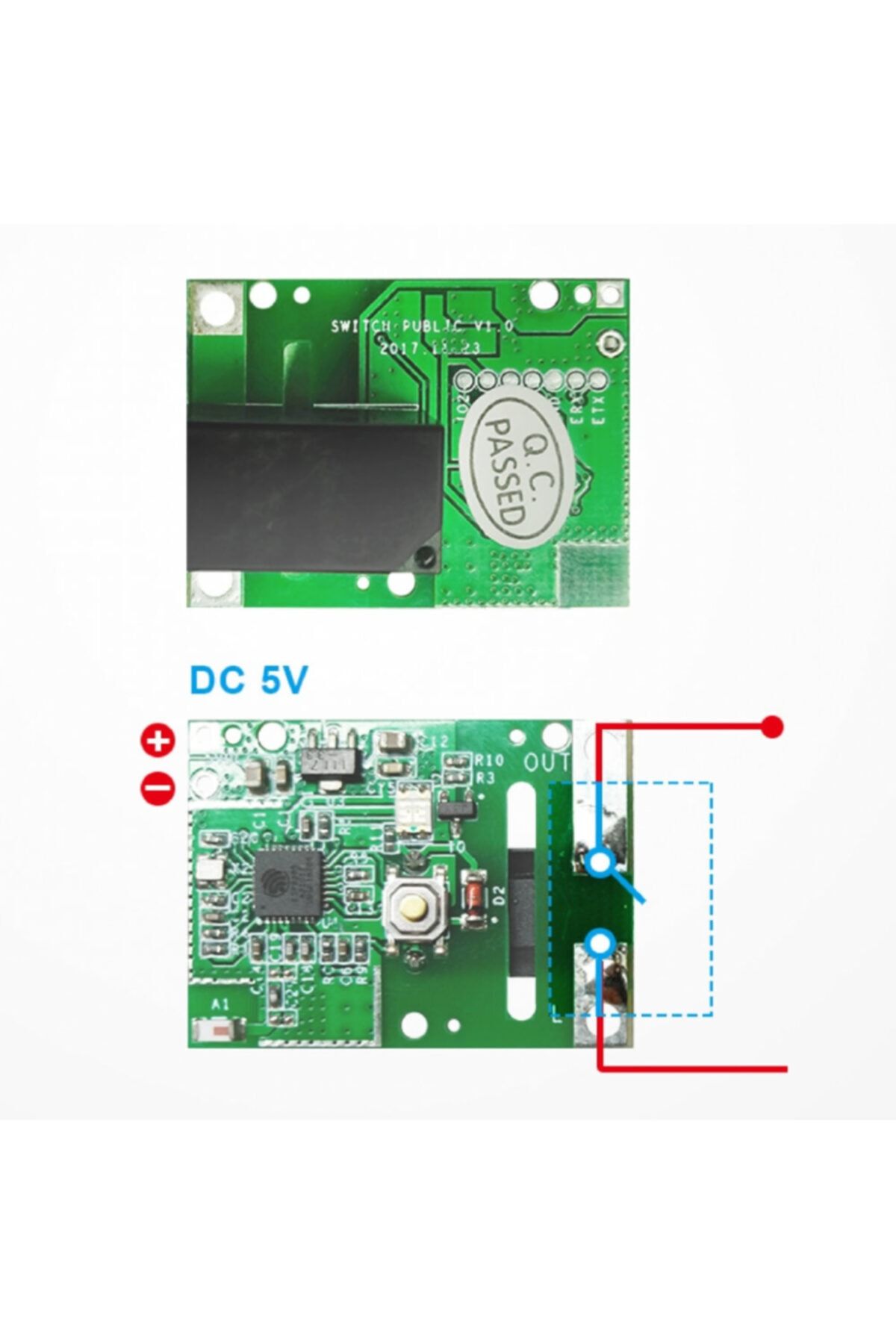Sonoff-Re5v1c - 5v Wifi Relay Module Dry Contact 4