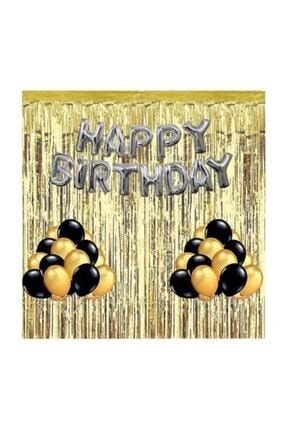Yetişkin Doğum Günü Seti Happy Bırthday - Balon Ve Perdeli as125