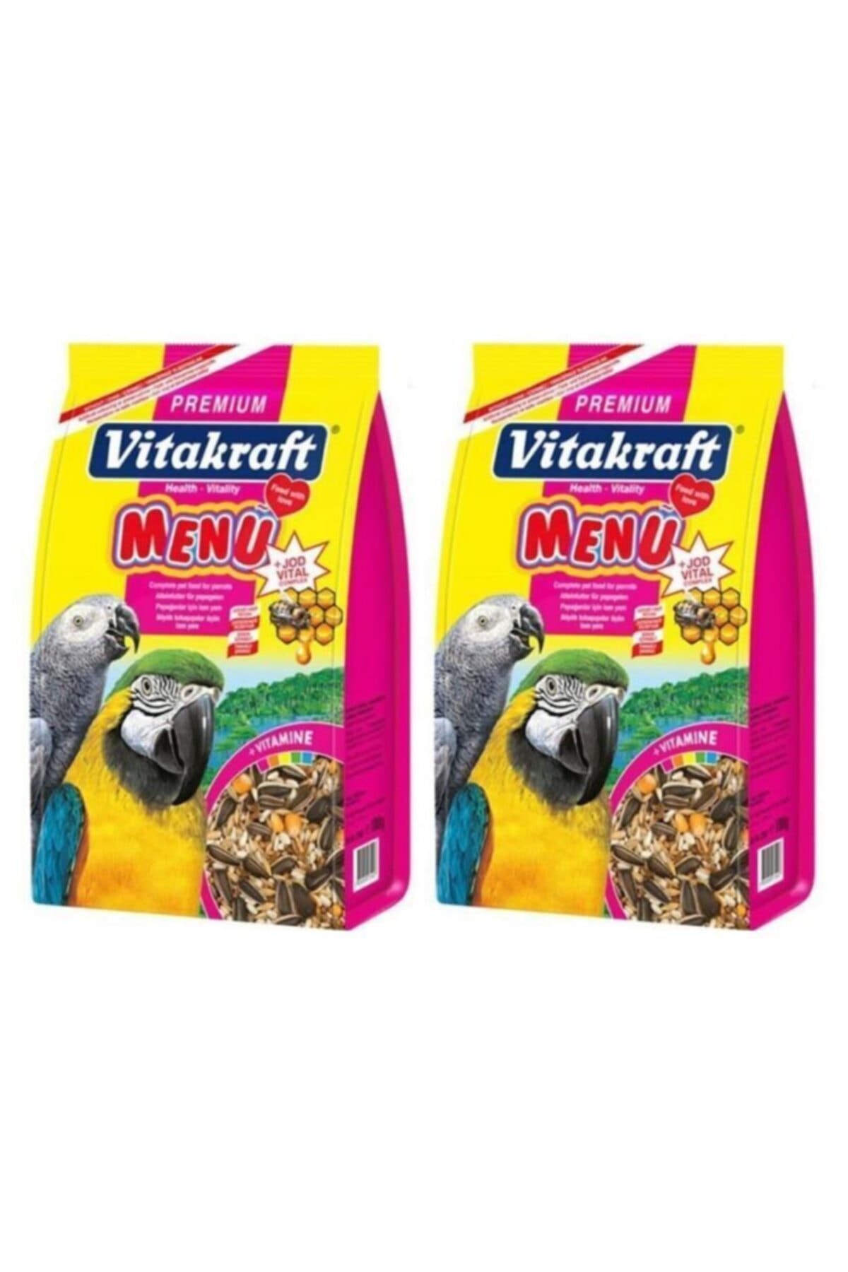 Vitakraft Menu Premium Papağan Yemi 1000 gr X 2 Adet
