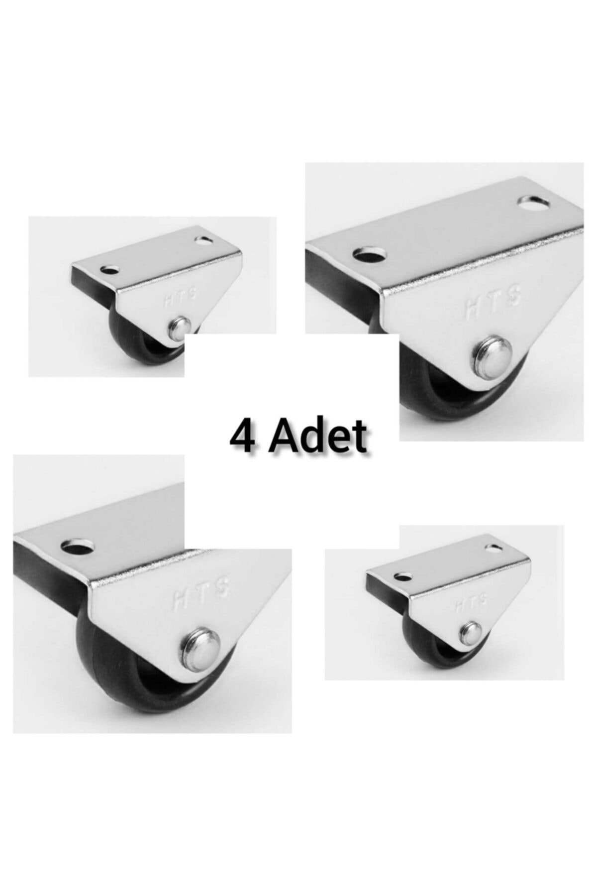 Hts101 Wheel Fixed Wheel Black Furniture Cabinet Nightstand Dresser Wheel Set of 4