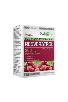 Suda Vitamins Resveratrol 60 Bitkisel Kapsül IYI-100454