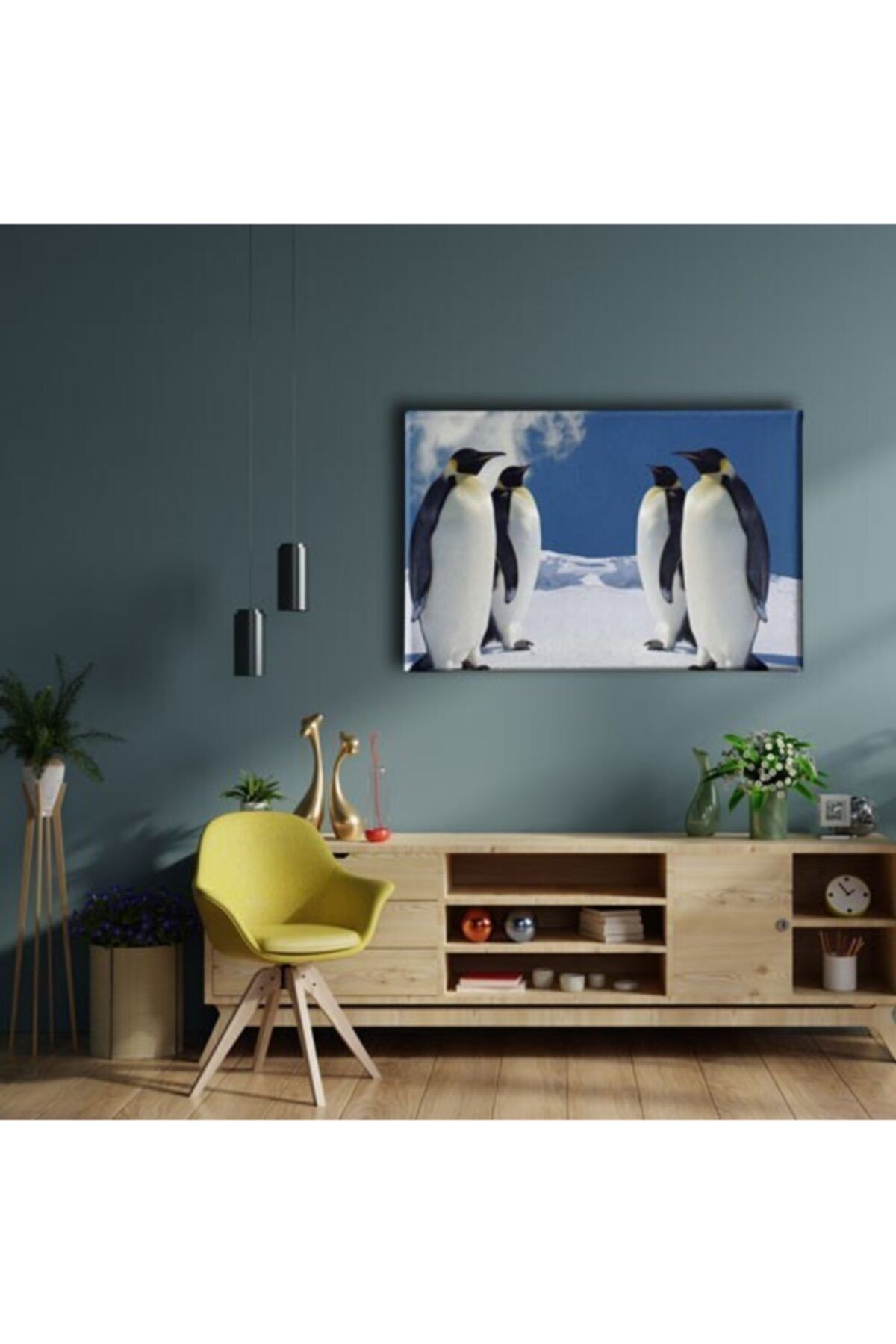 Desenlio-Penguin Canvas Painting 2