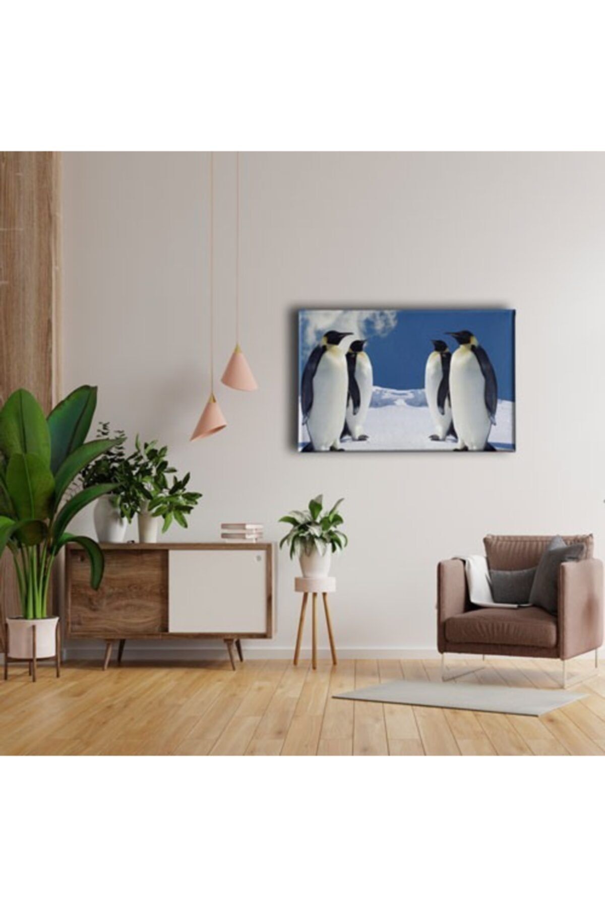 Desenlio-Penguin Canvas Painting 4