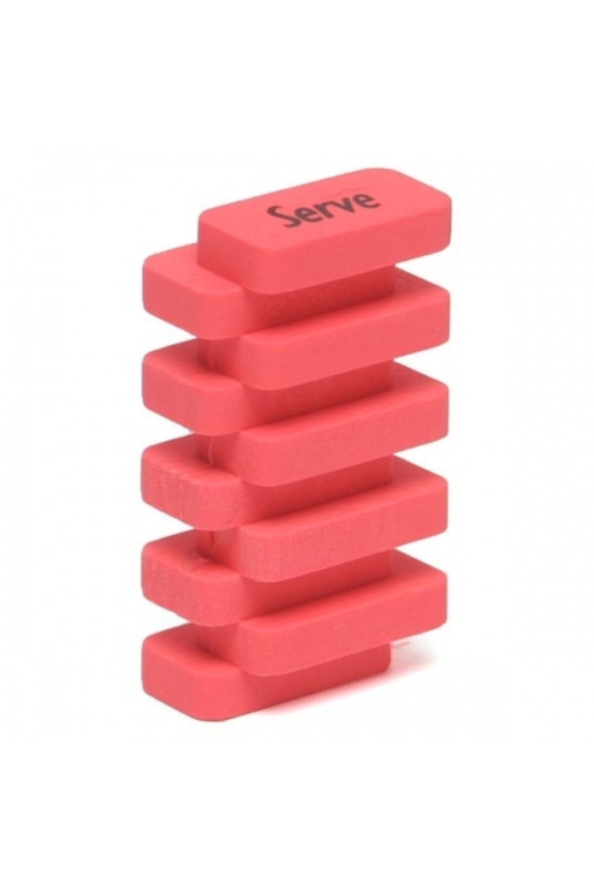 Serve Steps Silgi Fosforlu Karton Kırmızı