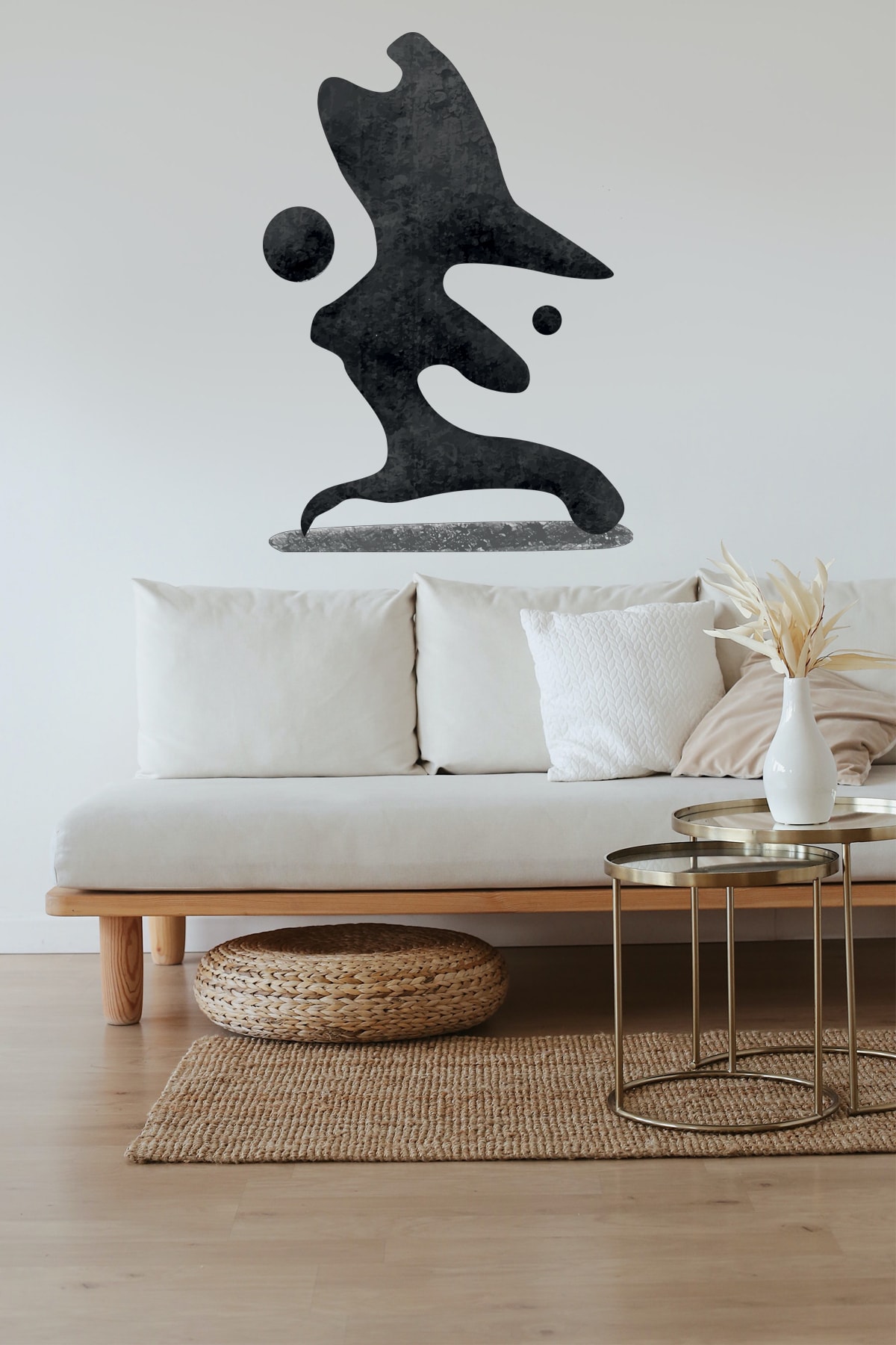 Soyut Sanat Boho Tarzı Duvar Sticker 70x100 Cm